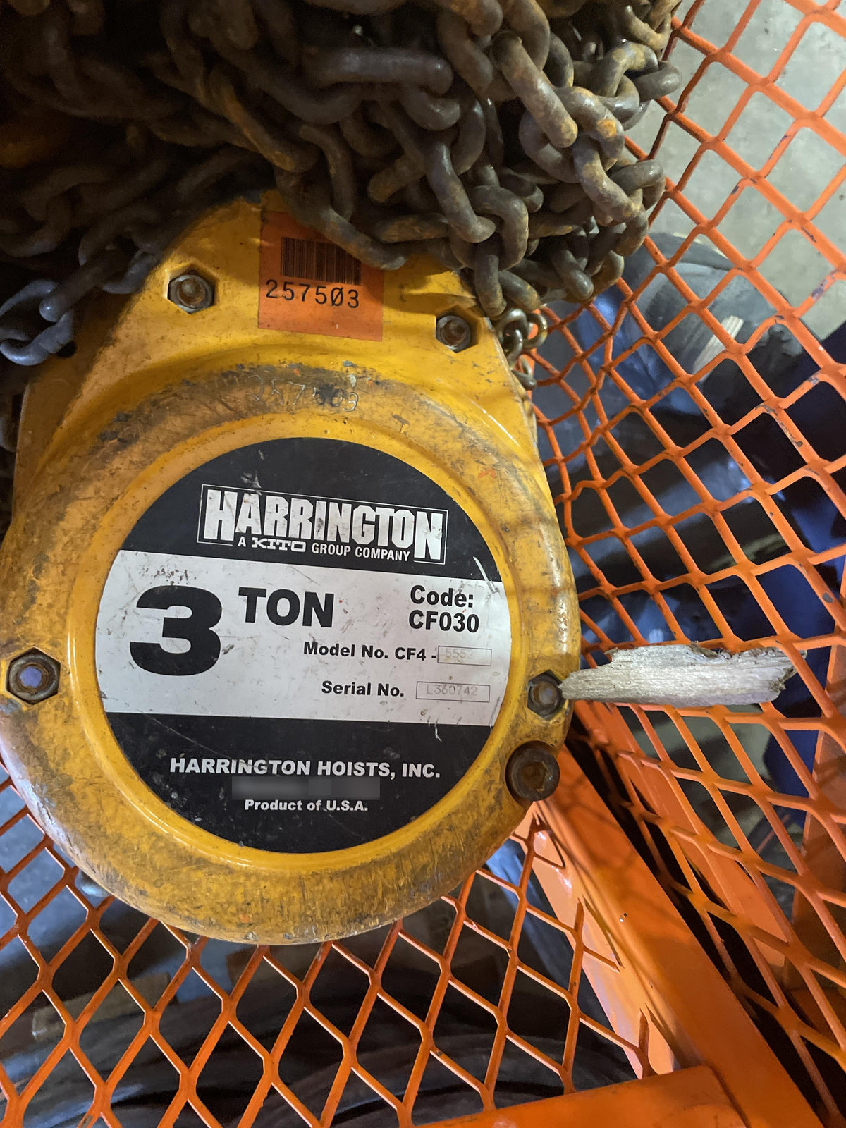 2022 HARRINGTON CF030-20