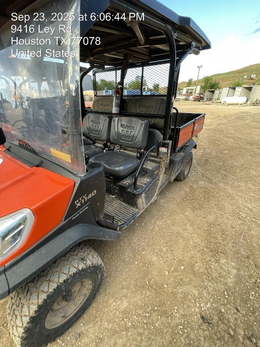 2022 Kubota RTV-X1140W-H Plastic Canopy, Windshield Acrylic Clear, LED Strobe Light, Wire Harness Kit, Back up Alarm