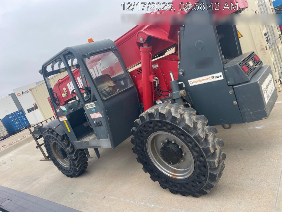 2018 Manitou MTA10055 Manitou MTA10055 - Canopy, Worklights, Beacon, 66" Carriage, 60" Forks, Solid Tires, Aux Hydraulics
