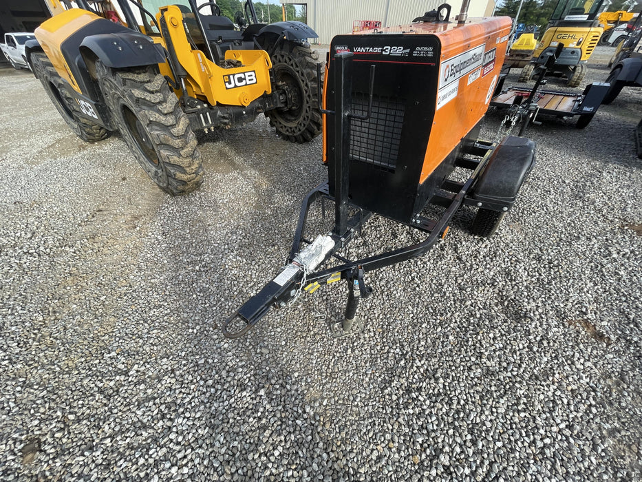 2021 Lincoln Electric Vantage 322 Vantage 322 Ready Pak 3 w/ Decals, ORANGE (includes trailer, cable rack, fender light kit) NO Telematics