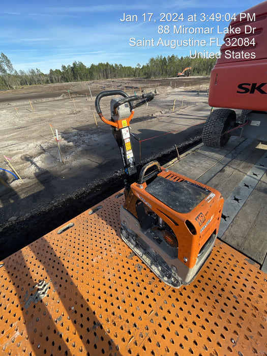 2023 Multiquip MV308GH Honda GX270, 18" Plate, Tachometer