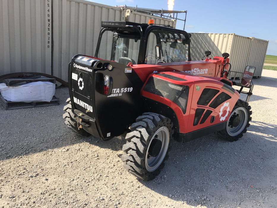 2020 Manitou MTA5519 Cab/Heat/Air, Solid Tires, Work Lights, Beacon, Aux Hydraulics, Back up Alarm, Mirrors, ES Keypad