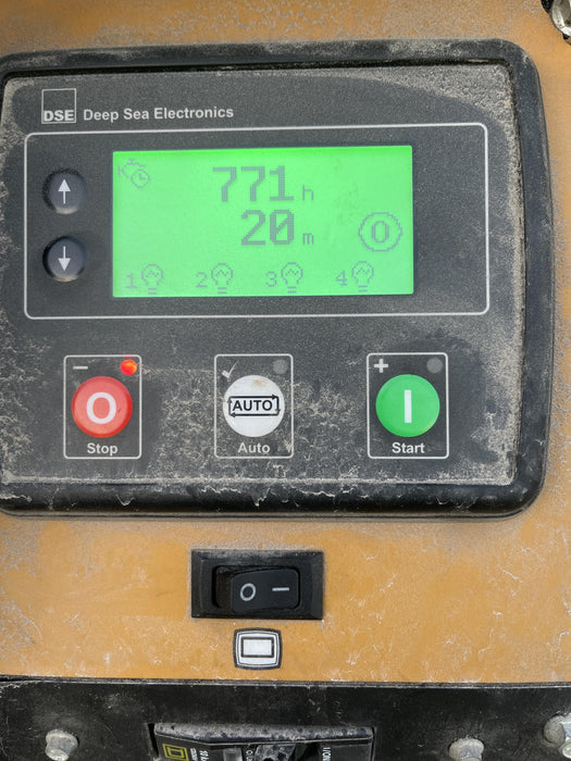 2022 Allmand NLV3GR (4) LED Light Fixture 350W, 23' Vertical Mast, 3kW Prime, Towable, Deep Sea L401, Leveling Jacks, Yanmar T4F 5.8hp