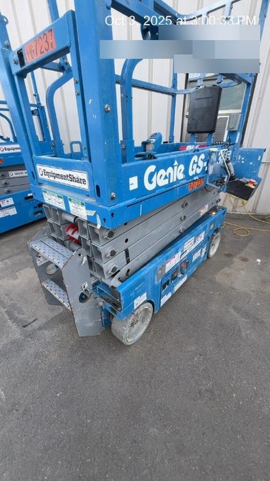 2020 Genie GS-1930 Solid Non Marking Tires, Beacon, Folding rails with half height swing gate, 800W Inverter