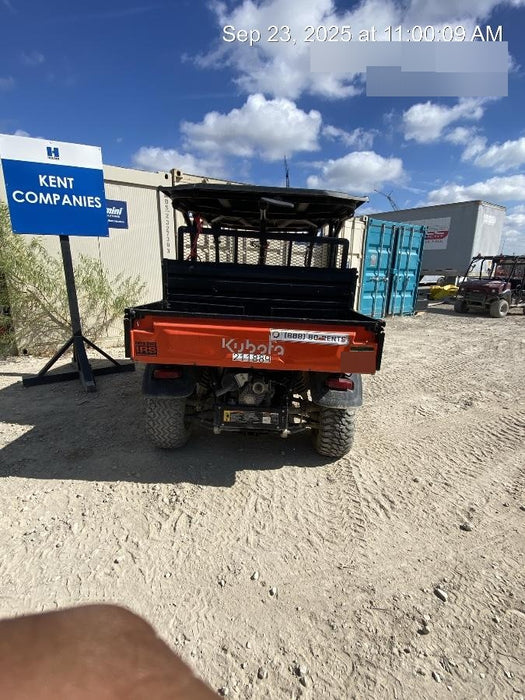 2022 Kubota RTV-X1140W-H Plastic Canopy, Windshield Acrylic Clear, LED Strobe Light, Wire Harness Kit, Back up Alarm
