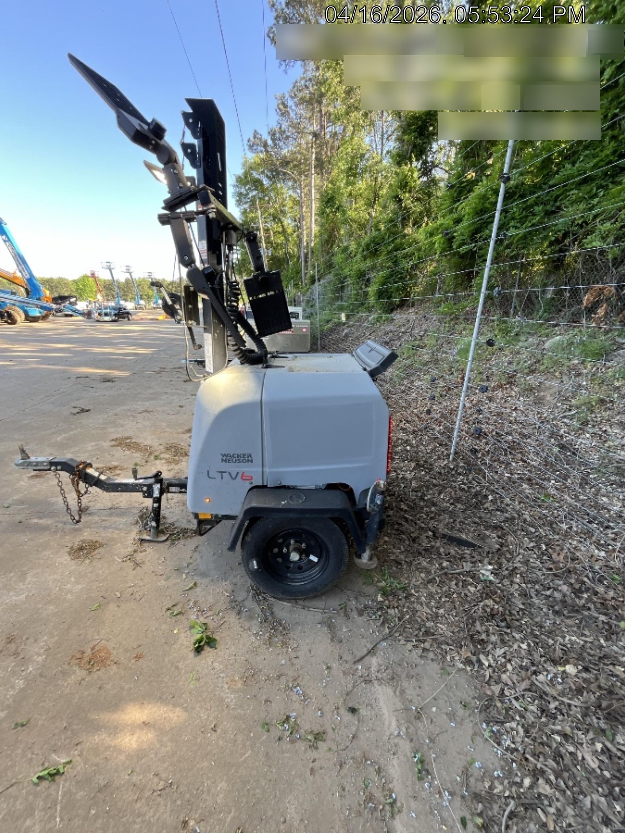 2019 Wacker Neuson LTV6L-MH Standard Options, ES Track Hardware, Fuel Level Sensor