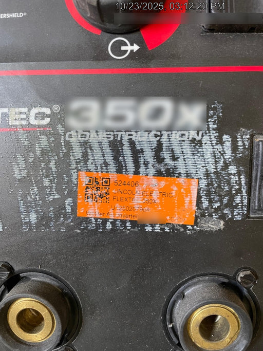 2025 LINCOLN ELECTRIC FLEXTEC 350X