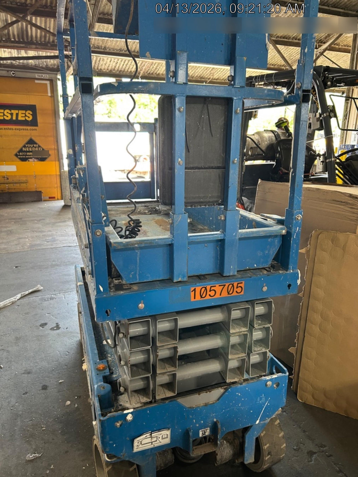 2020 Genie GS-1930 Solid Non Marking Tires, Beacon, Folding rails with half height swing gate