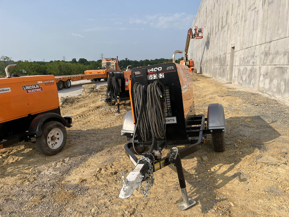 2022 Lincoln Electric LE400 Kubota V1505, Trlr, Cable Rack, Light Kit, ES Decals, T3