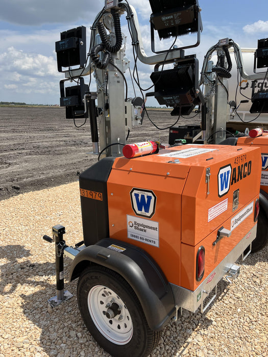 2024 Wanco WLTT-4MM4K Diesel, Deep Sea Controller, Shore Power Plug, Auto Start, (4) 350W LED Floodlights, 4kW Generator, 60 Gal Fuel Tank, 2" Ball, T3