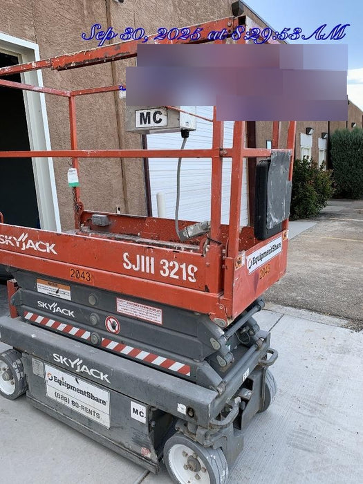 2016 Skyjack SJIII-3219 Skyjack SJ3219 Scissor Lift