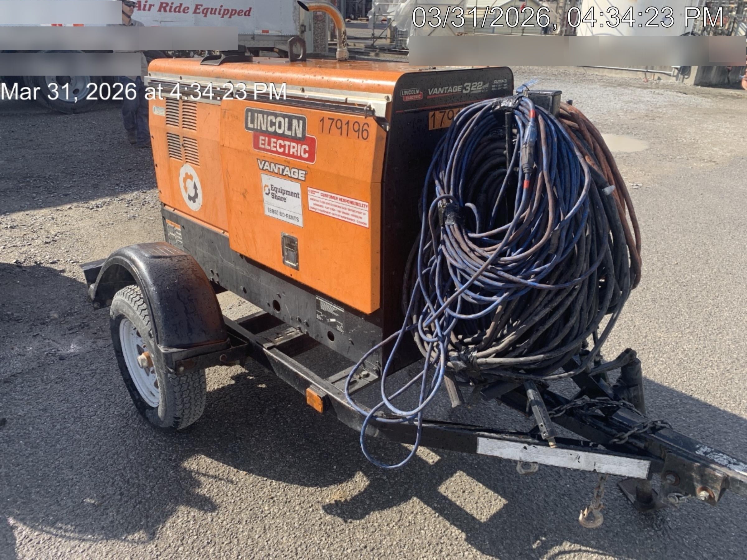 2021 Lincoln Electric Vantage 322 VANTAGE 322 READY-PAK 3