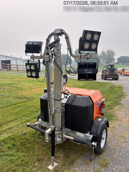 2024 Wanco WLTT-4MM4K Diesel, Deep Sea Controller, Shore Power Plug, Auto Start, (4) 350W LED Floodlights, 4kW Generator, 60 Gal Fuel Tank, 2" Ball, T3