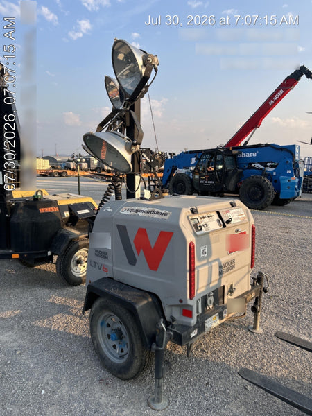 2019 Wacker Neuson LTV6L-MH Wacker Neuson LTV6L Mobile Light Tower w/Fuel Level Sensor Installed