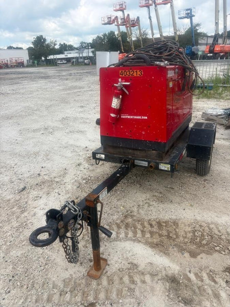 2024 Shindaiwa DGW400MDL Kubota D902 Engine, 23 HP, Dual Op Welder, Wire, Arc, Droop Stick, Tig, and CC Stick Functionality, Simulphase, 3 Phase and 1 Phase Gen Output, Single Axle NB Trlr, Slr Trckl Chrg 12V 12W, Fire Ext