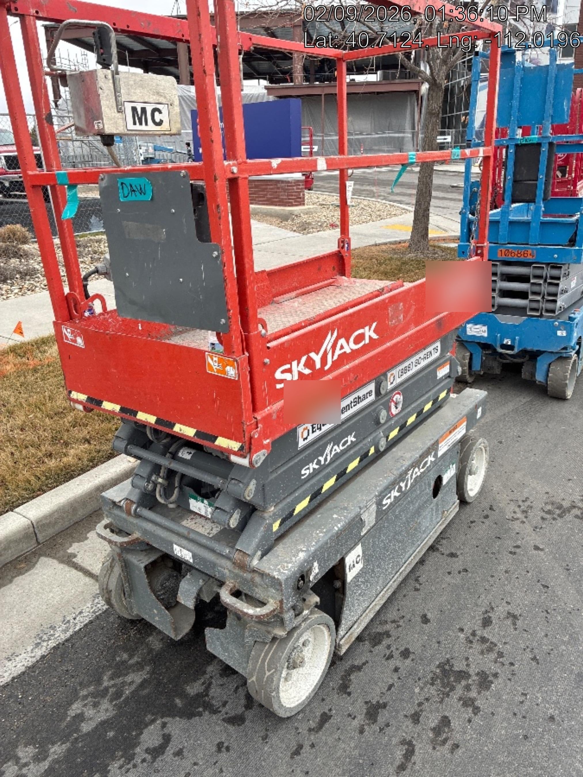 2016 Skyjack SJIII-3219 Standard Rental Specs