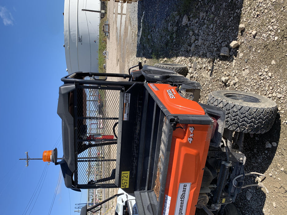 2019 Kubota RTV-XG850WL-H 4wd Utility Cart, Gas, 2 Seat, LED Strobe, Windshield Tempered Glass, Plastic Canopy, Wire Harness Kit, Backup Alarm