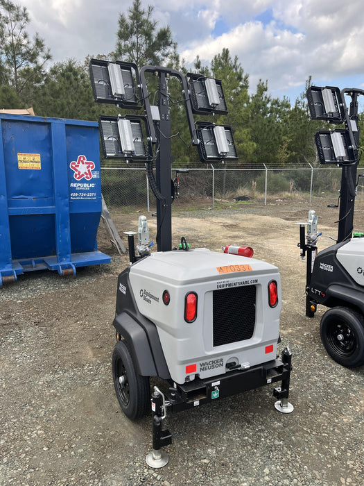 2024 Wacker Neuson LTT4 Diesel, Kohler KDW702, Deep Sea Controller, Auto Start, LED 320W, Bypass Outlet, T3