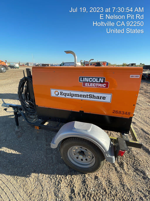 2022 Lincoln Electric LE400 Kubota V1505, Trlr, Cable Rack, Light Kit, ES Decals, T3