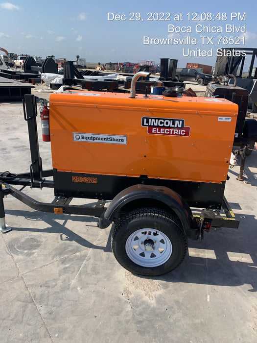 2022 Lincoln Electric LE400 Kubota V1505, Trlr, Cable Rack, Light Kit, ES Decals, T3