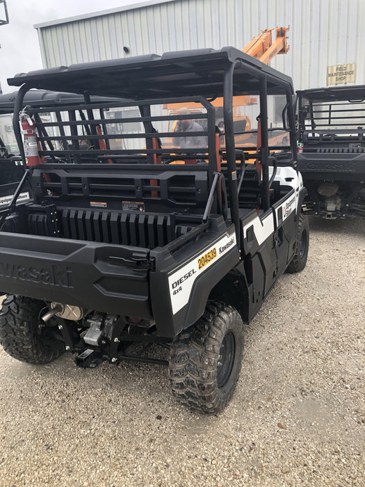 2022 Kawasaki Mule PRO-DXT Standard Options, Backup Alarm, Beacon, Plastic Hard Top, Poly Windshield, Horn Kit