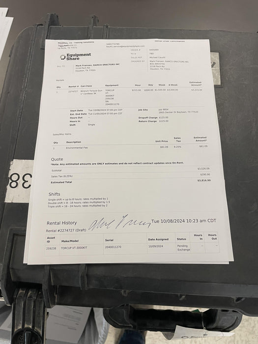 2022 TORCUP VT-3000KIT