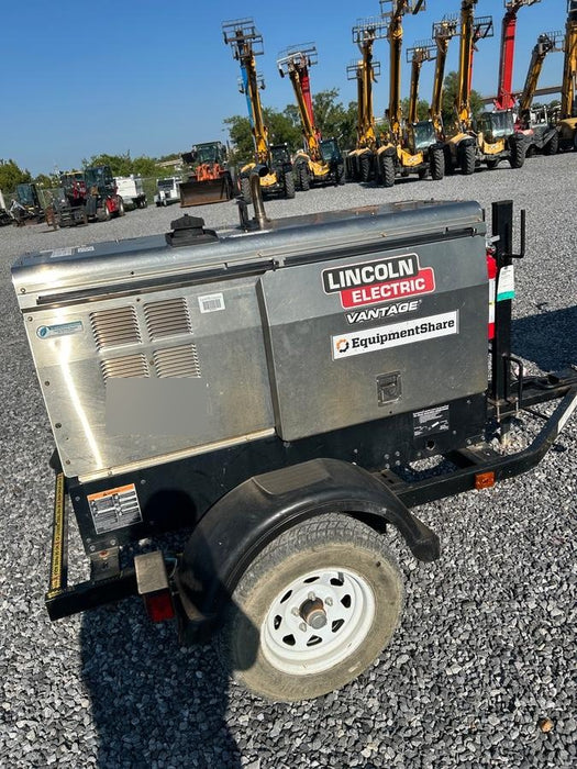2020 Lincoln Electric Vantage 322 Welder Ready-Pak 3, w/ GPS & Decals (includes trailer, cable rack, fender light kit)