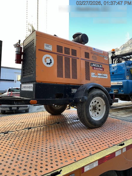 2021 Lincoln Electric Vantage 549X Ready Pak 3, ORANGE (includes trailer, cable rack, fender light kit)