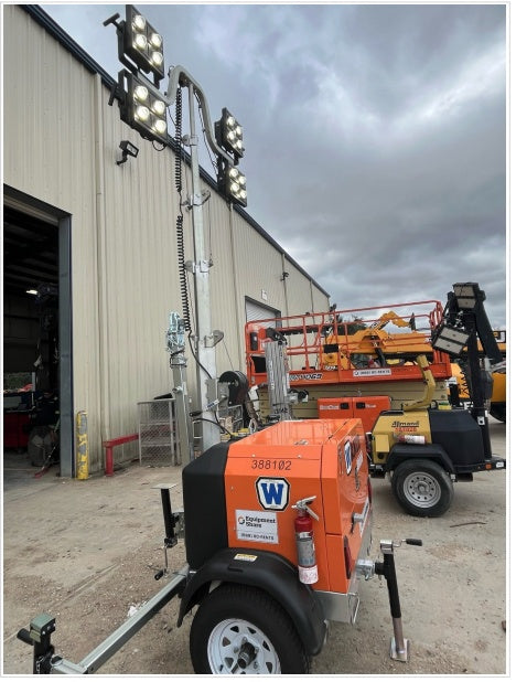2024 Wanco WLTT-4MM4K Diesel, Deep Sea Controller, Shore Power Plug, Auto Start, (4) 350W LED Floodlights, 4kW Generator, 60 Gal Fuel Tank, 2" Ball, T3