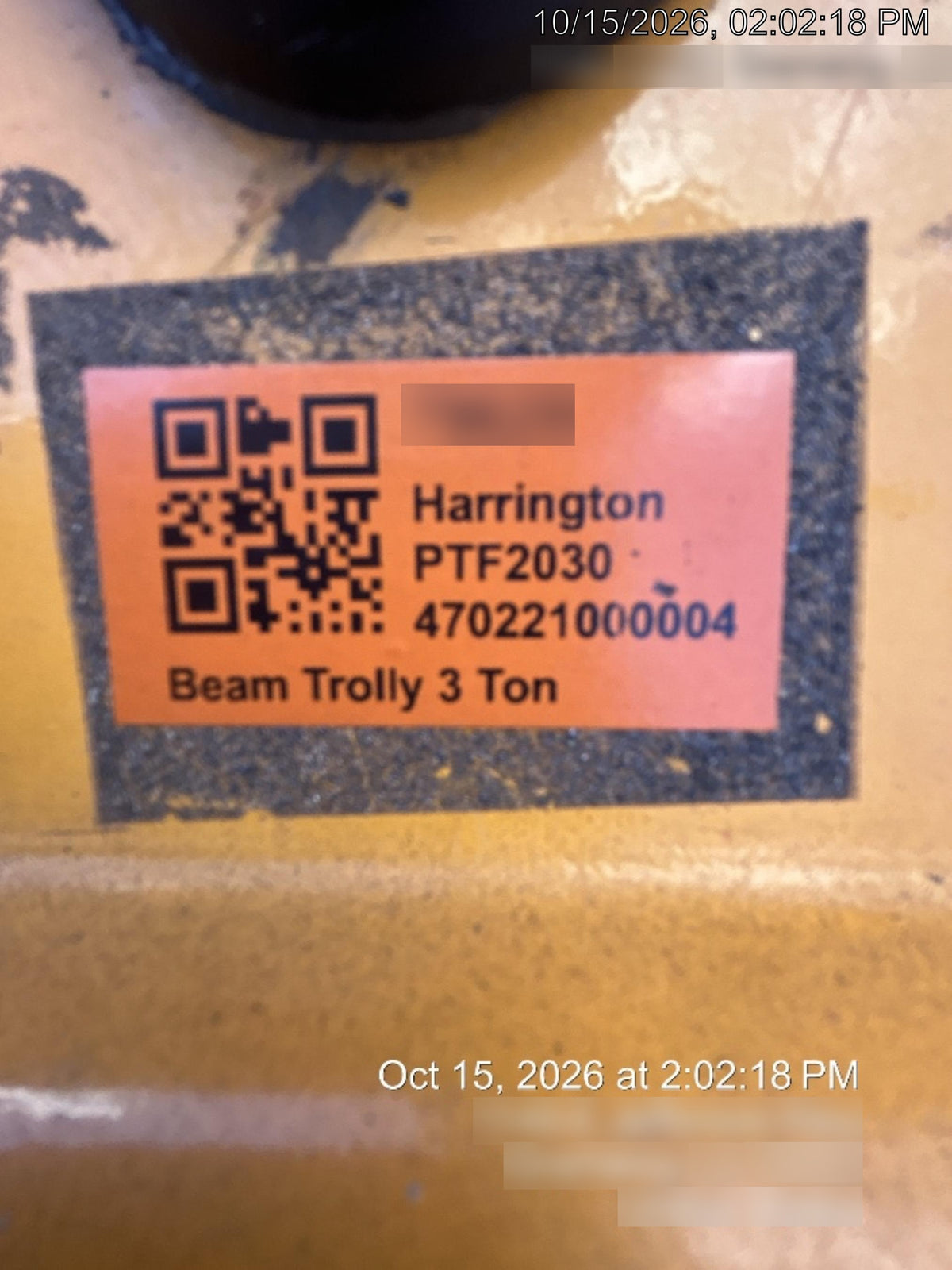2020 HARRINGTON PTF2030