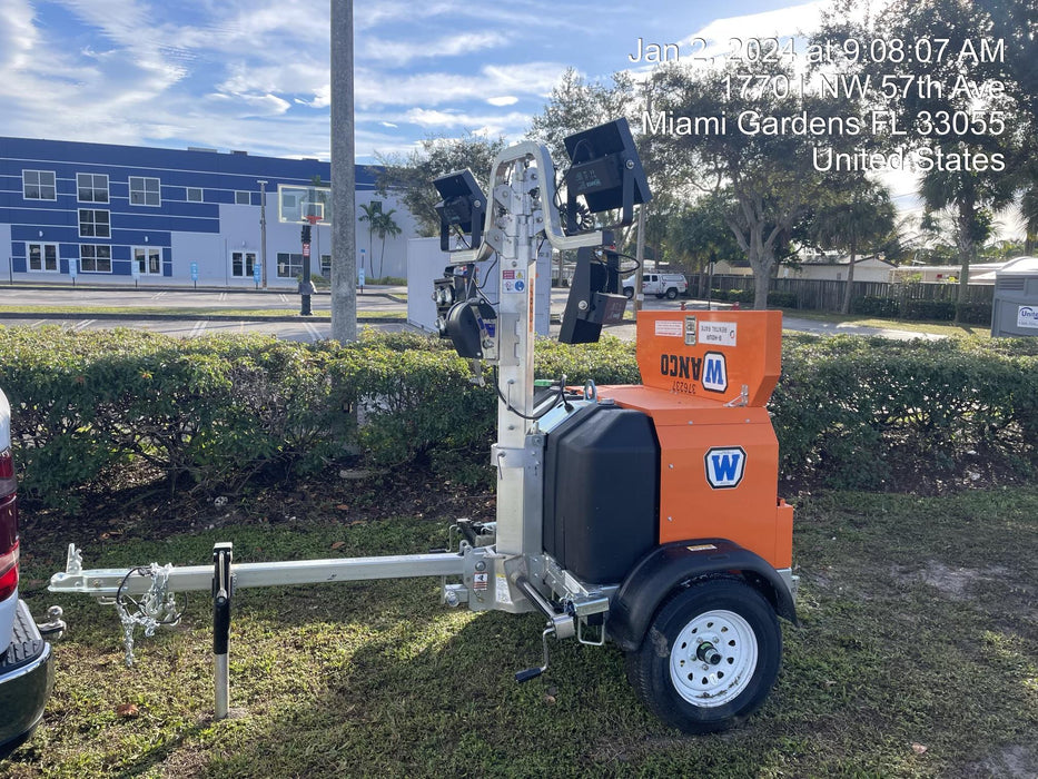 2023 Wanco WLTT-4MM4K Diesel, Deep Sea Controller, Shore Power Plug, Auto Start, (4) 350W LED Floodlights, 4kW Generator, 60 Gal Fuel Tank, 2" Ball, T3