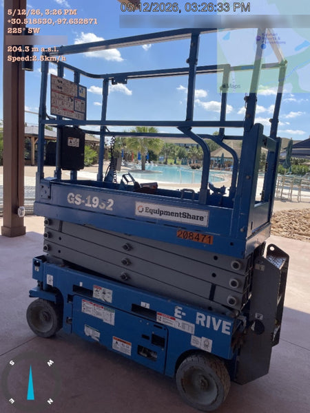 2020 Skyjack SJIII-3219 Solid NM Tires, Half height spring hinged entry gate, Dual Beacons, 800W Inverter
