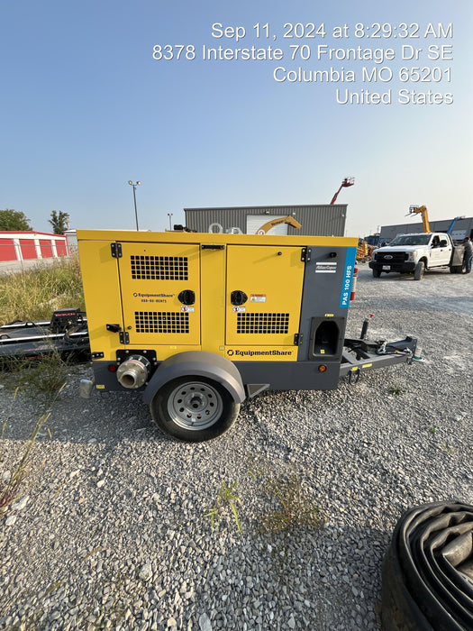 2021 ATLAS COPCO PAS 100 HF CS Enclosed