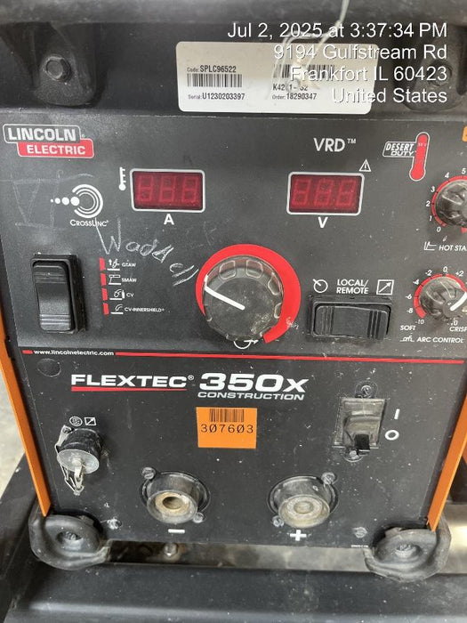 2023 LINCOLN ELECTRIC FLEXTEC 350X