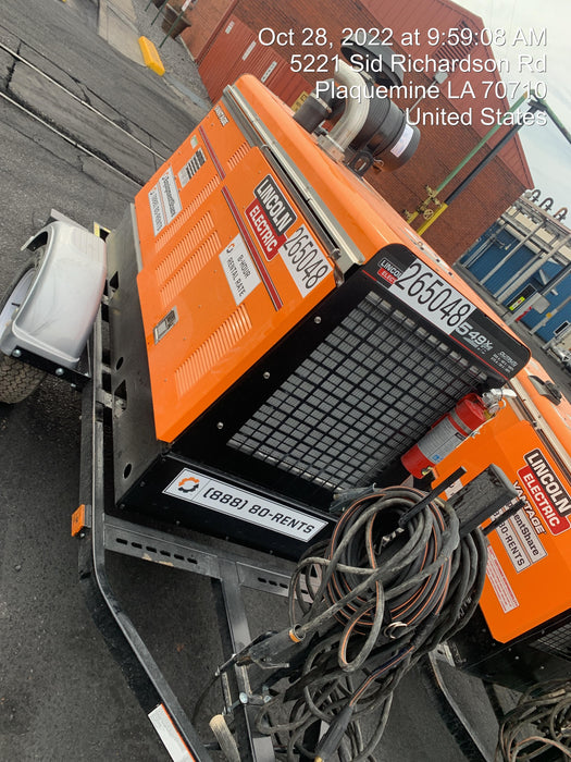 2022 Lincoln Electric Vantage 549X Crosslink Technology, Trailer Mounted, ES Decals, T3