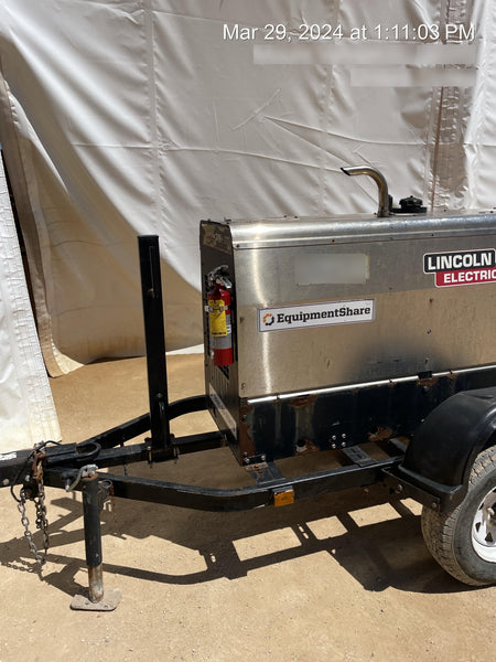 2019 Lincoln Electric Vantage 322 Lincoln Vantage 322 Welder w/Trailer, Light Kit, Cable Rack