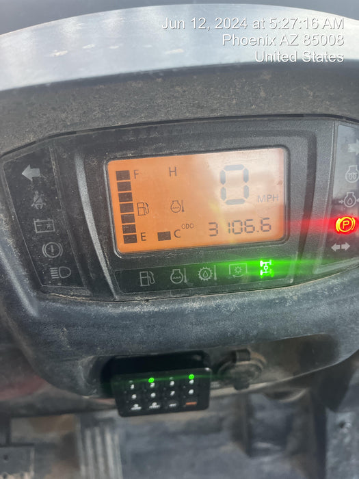 2021 Kubota RTV-X1140W-H Plastic Canopy, Windshield Acrylic Clear, LED Strobe Light, Wire Harness Kit, Back up Alarm