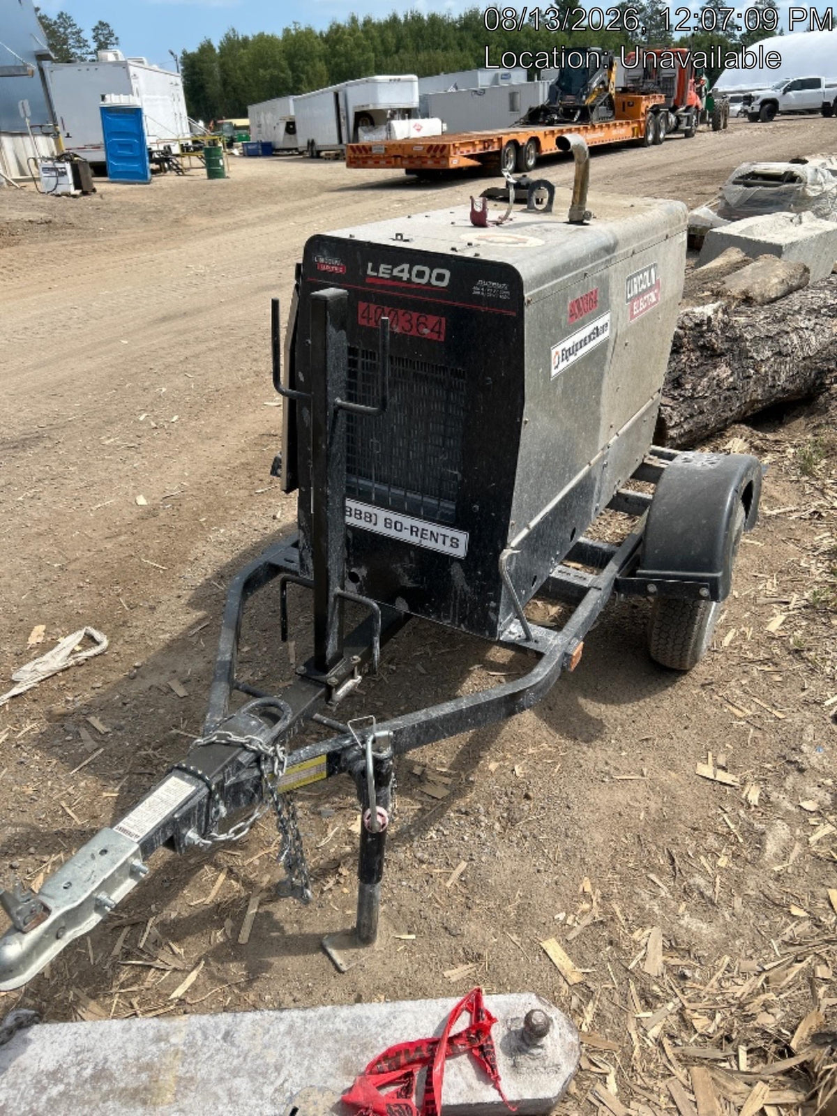 2024 Lincoln Electric LE400 Kubota V1505, Trlr, Cable Rack, Light Kit, ES Decals, T3