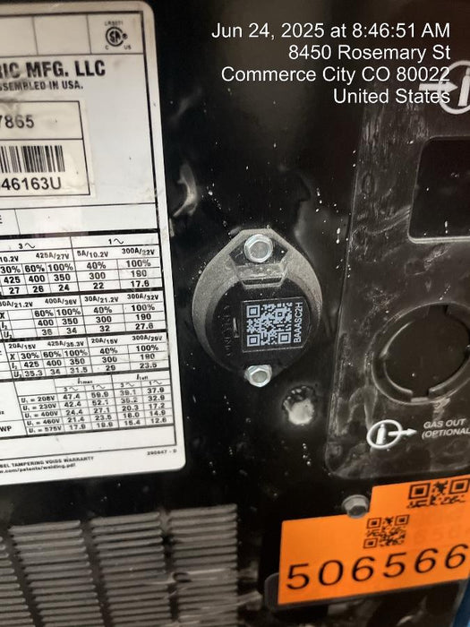 2025 MILLER ELECTRIC XMT 400