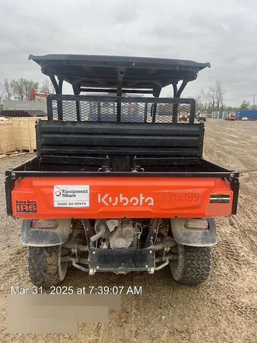 2021 Kubota RTV-X1140W-H Plastic Canopy, Windshield Acrylic Clear, LED Strobe Light, Wire Harness Kit, Back up Alarm