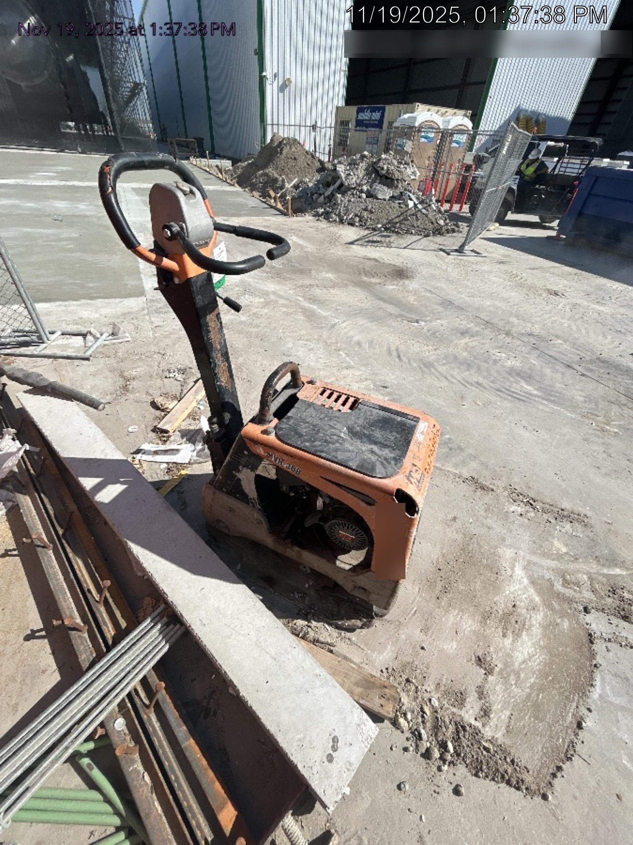 2023 Multiquip MV308GH Honda GX270, 18" Plate, Tachometer