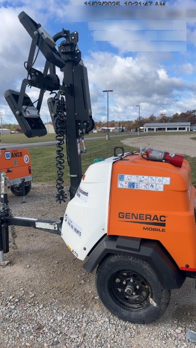 2024 Generac MLT2 Diesel, Flex Switch 120V Input, Powerzone Controller, 
(4) 320W LED Lights, 4kW Generator, 39.9 Gal Fuel Tank, 2" Ball, T3