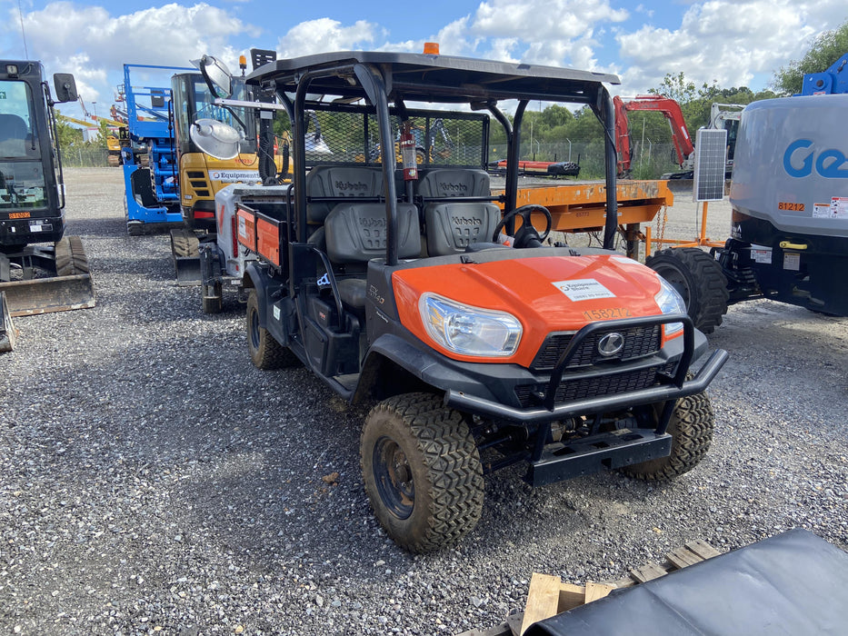 2021 Kubota RTV-X1140W-H Plastic Canopy, Windshield Acrylic Clear, LED Strobe Light, Wire Harness Kit, Back up Alarm