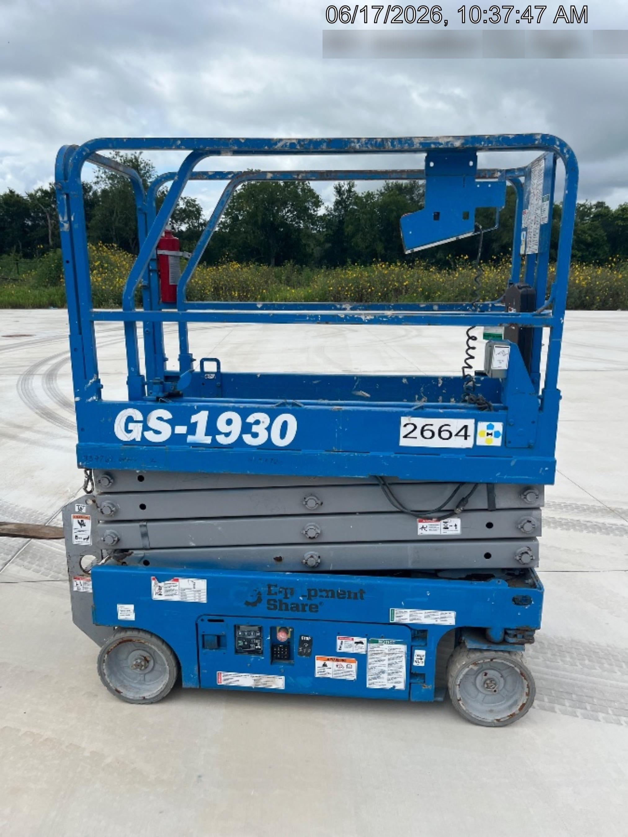 2017 Genie GS-1930 Genie GS-1930 Scissor Lift