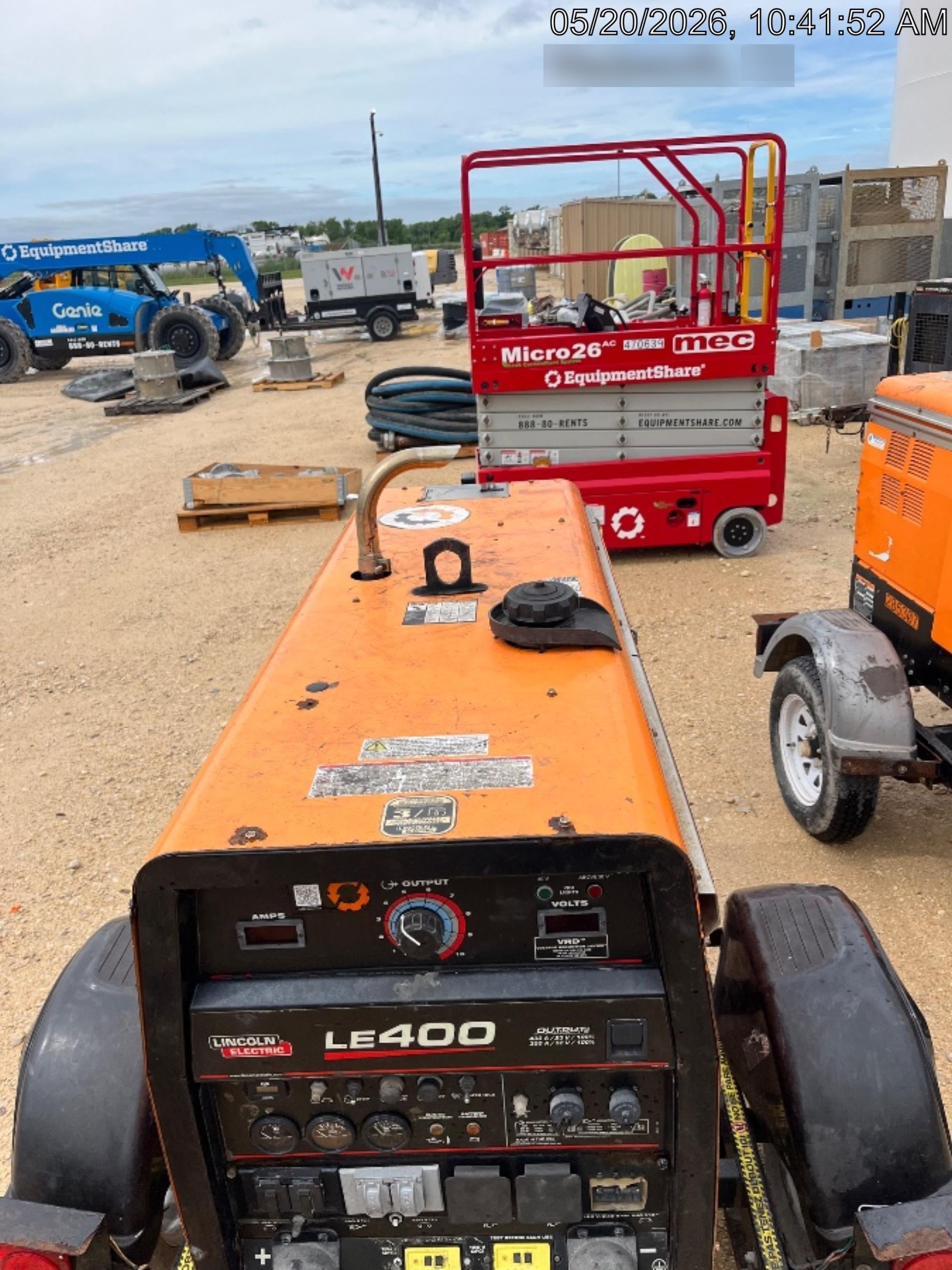 2022 Lincoln Electric LE400 Kubota V1505, Trlr, Cable Rack, Light Kit, ES Decals, T3