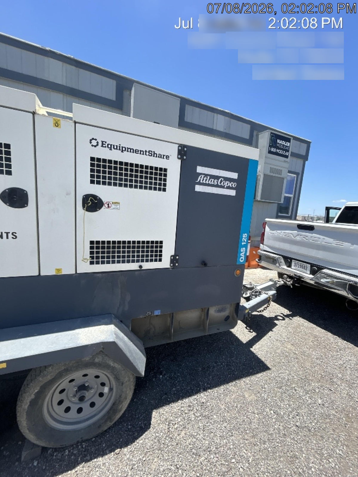 2022 ATLAS COPCO QAS 125