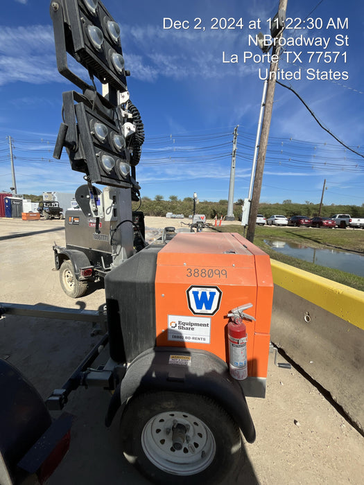 2024 Wanco WLTT-4MM4K Diesel, Deep Sea Controller, Shore Power Plug, Auto Start, (4) 350W LED Floodlights, 4kW Generator, 60 Gal Fuel Tank, 2" Ball, T3