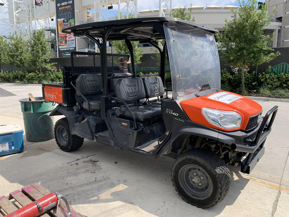 2022 Kubota RTV-X1140W-H Plastic Canopy, Windshield Acrylic Clear, LED Strobe Light, Wire Harness Kit, Back up Alarm