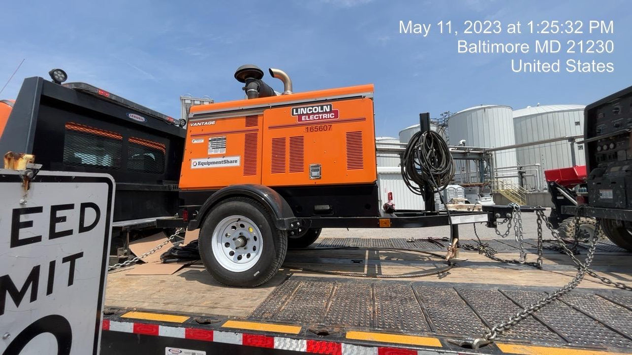 2021 Lincoln Electric Vantage 549X Ready Pak 3, ORANGE (includes trailer, cable rack, fender light kit)