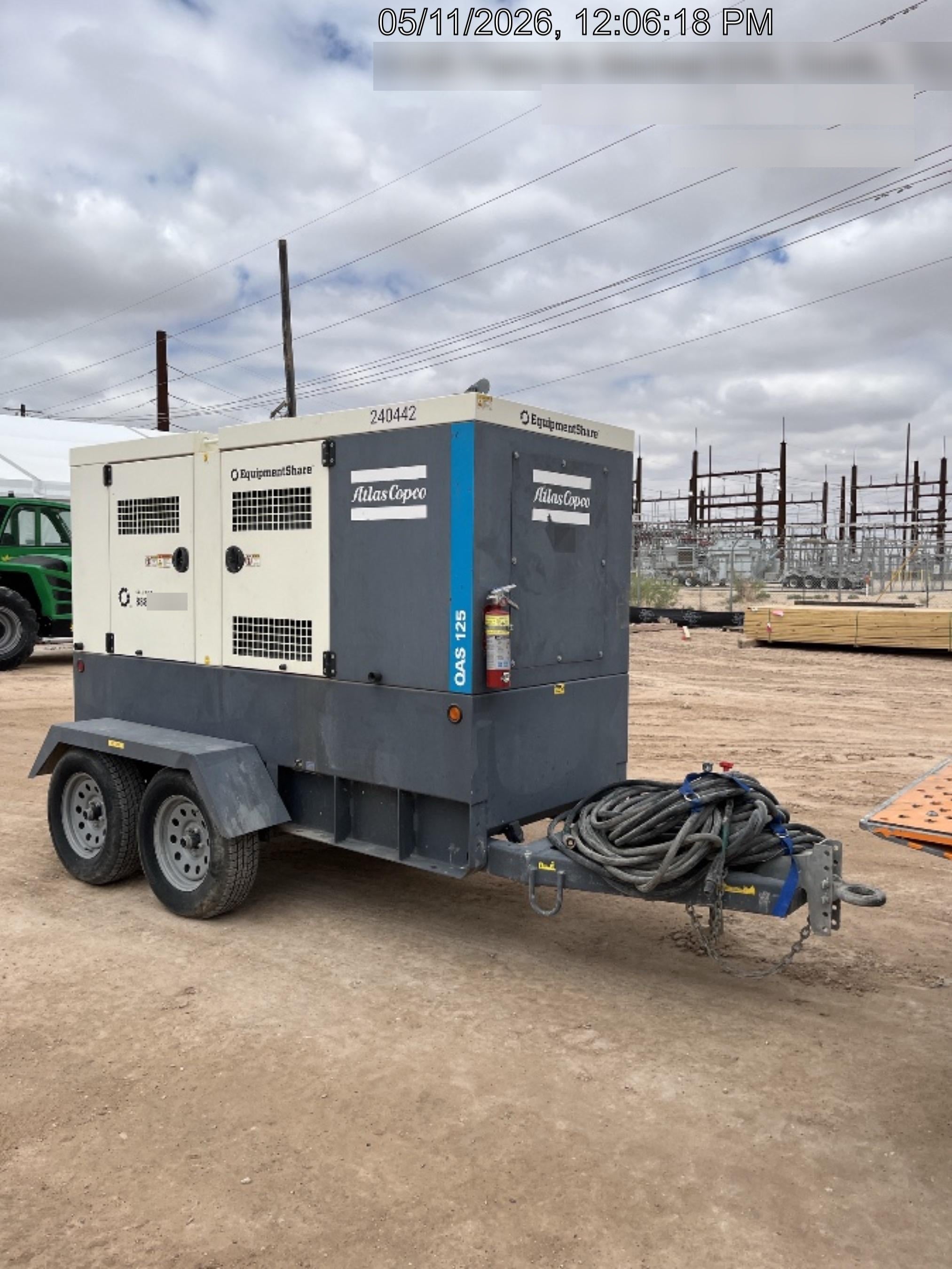 2022 ATLAS COPCO QAS 125
